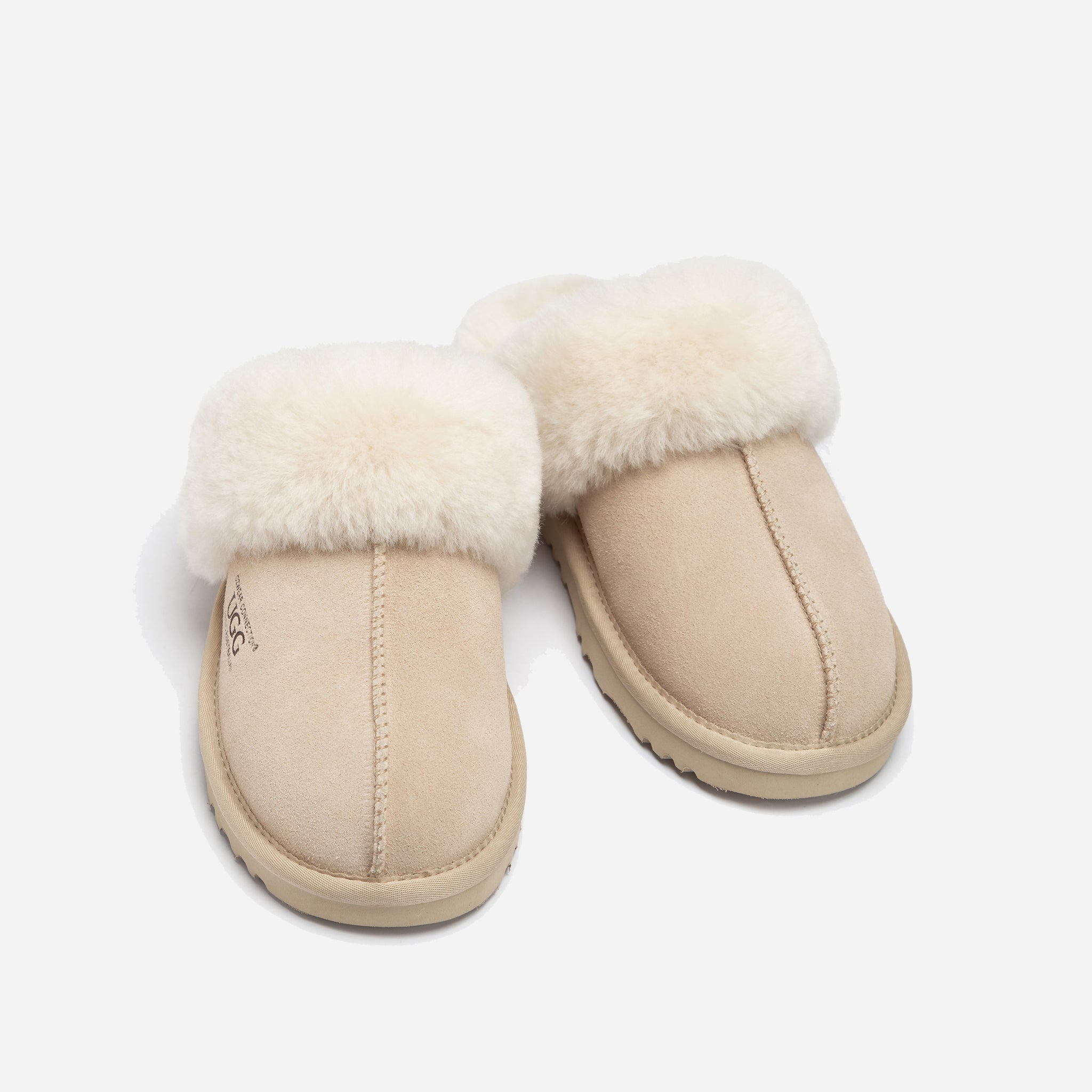 Ugg Slippers Premium Australia Sheepskin Unisex Scuffete Suede (Unisex Cow Suede)