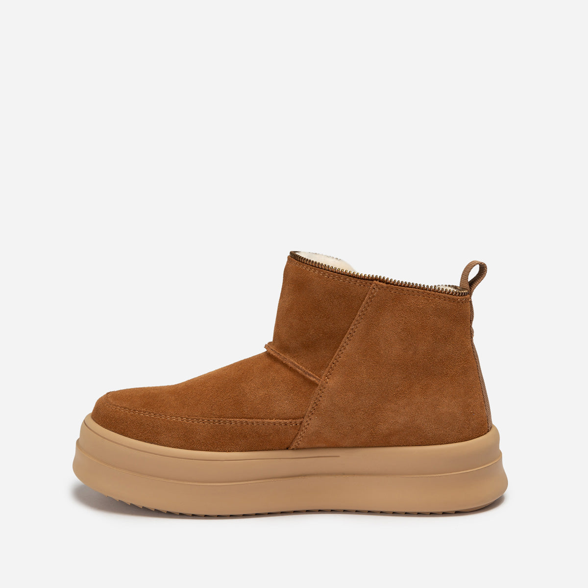 Ugg Tag Zipper Ankle Boots