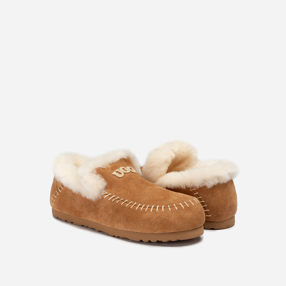 Ugg Joan Shearling Emb Logo Loafer