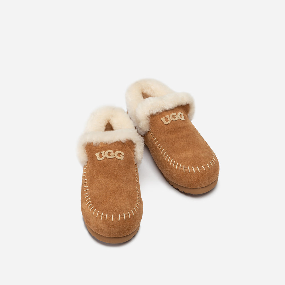 Ugg Joan Shearling Emb Logo Loafer