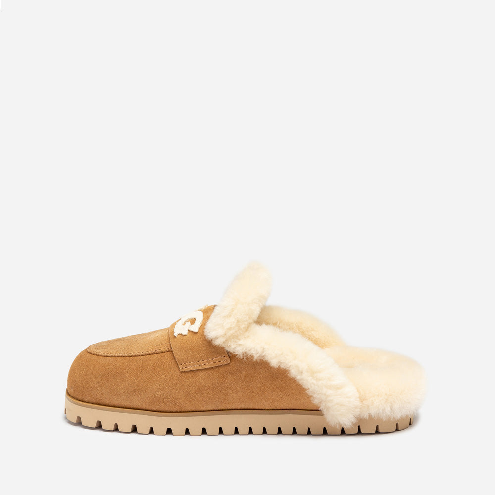 Ugg Priya Knit Logo Shearling Slipper