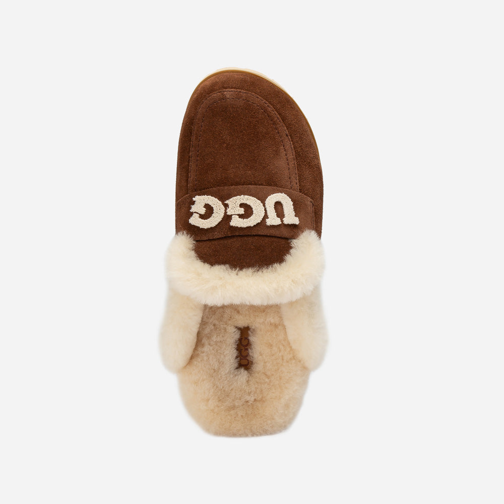 Ugg Priya Knit Logo Shearling Slipper