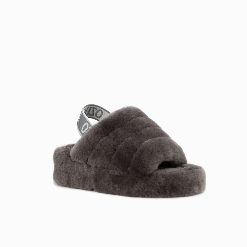 ❤️【新品未使用】正規品UGG FLUFF フラッフ　スリッポン　グレー　22cm UGG Super Fluff Slippers in Gray Womens Size 10 41 | eBay