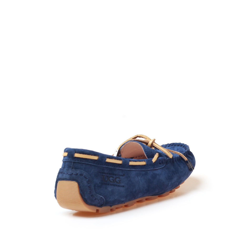 UGG Romy Ladies Moccasin ネイビー 8 Ugg Romy Ladies Moccasin (Inner Wedge)