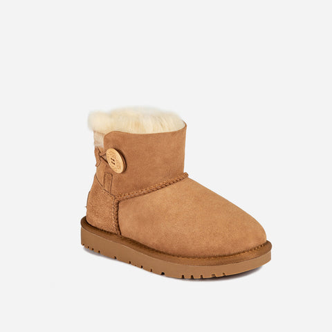 Ugg Kids Mini Button Boots (Water Resistant)