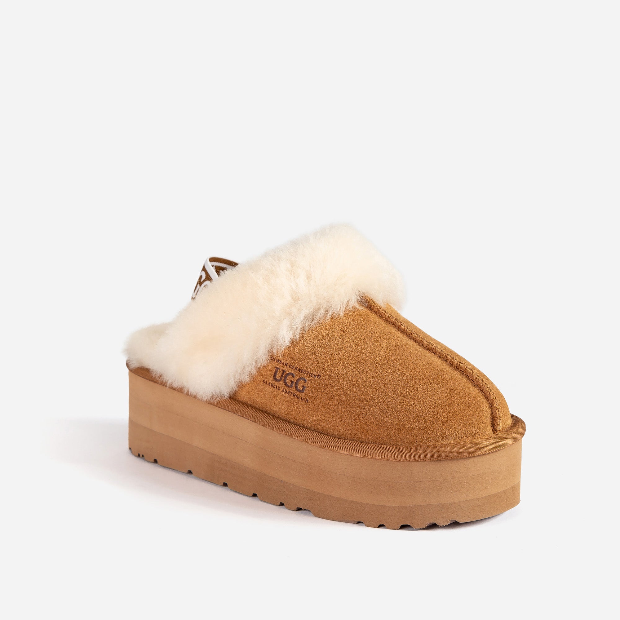 2023AW【UGG/アグ】CLASSIC SLIPPER ベージュ23cm UGG CLASSIC SLIPPER II WOMEN SLIPPER SUEDE SAND US 12 /UK 10