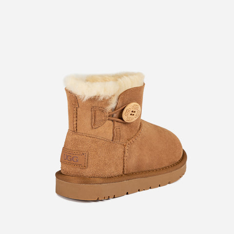 Ugg Kids Mini Button Boots (Water Resistant)