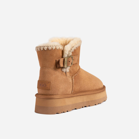 Ugg Eskimo Buckled Platform Mini Boots