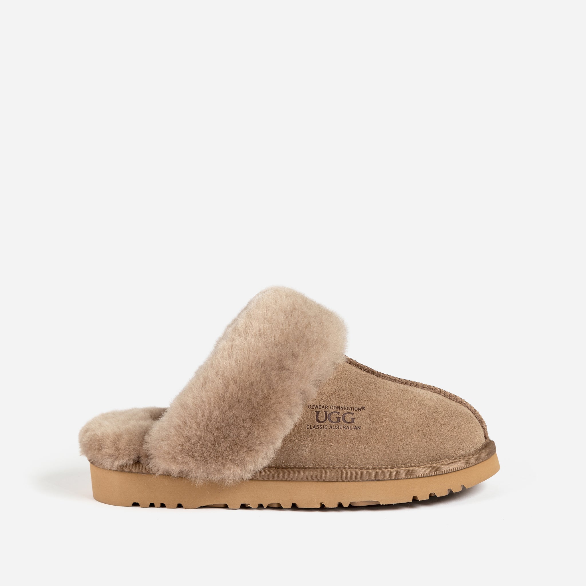 Ugg Slippers Avery Unisex Premium Sheepskin Slippers Suede