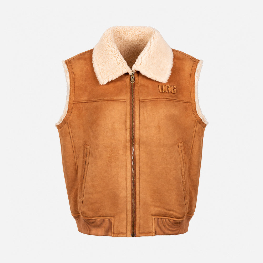 UGG Reversible Australian Wool Zip Vest