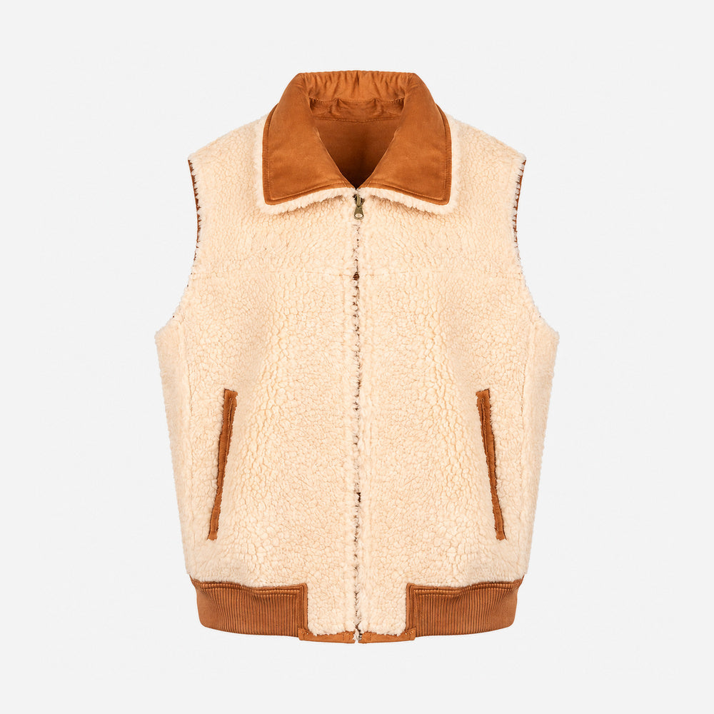 UGG Reversible Australian Wool Zip Vest