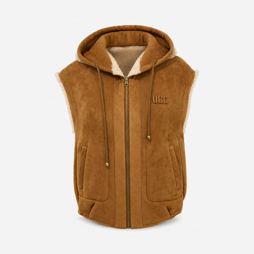 UGG Australian Wool Hooded Vest