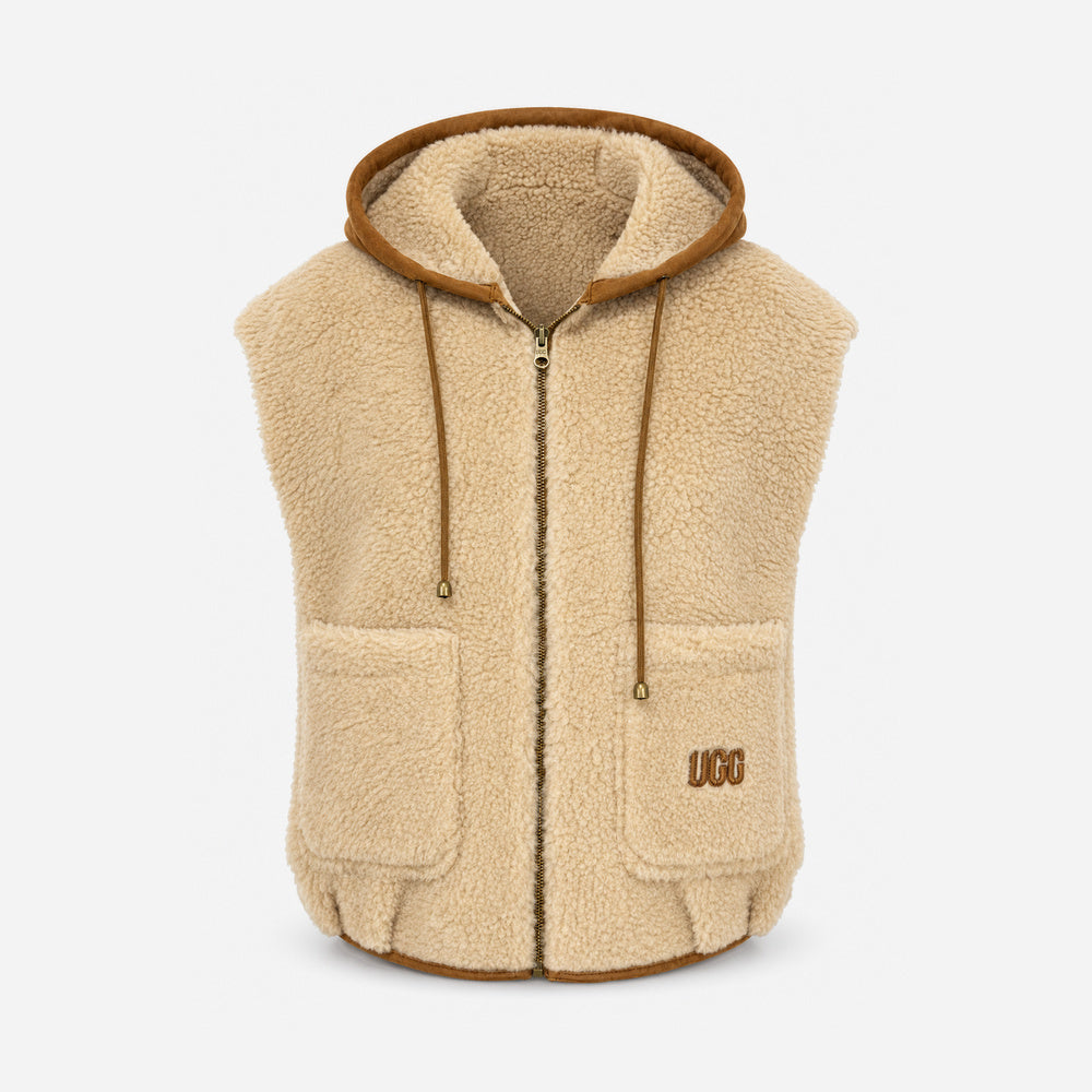UGG Australian Wool Hooded Vest