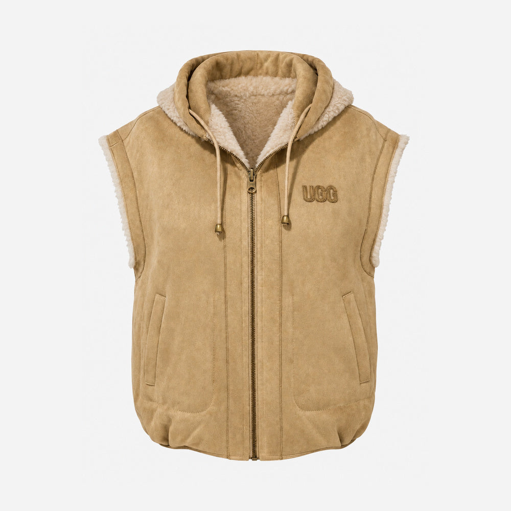 UGG Australian Wool Hooded Vest