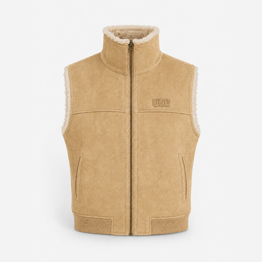 UGG Reversible Australian Wool Zip Vest