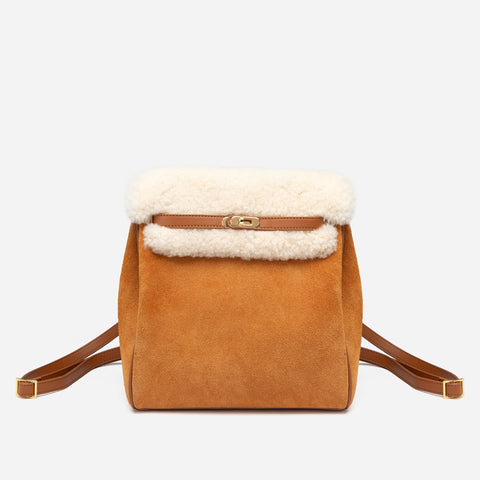 Ugg Shearling Golden Bucket Back Pack