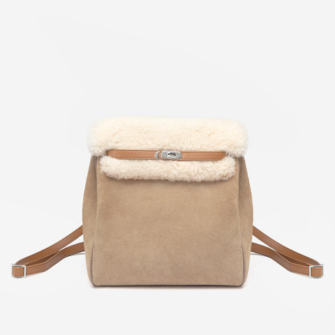 Ugg Shearling Golden Bucket Back Pack