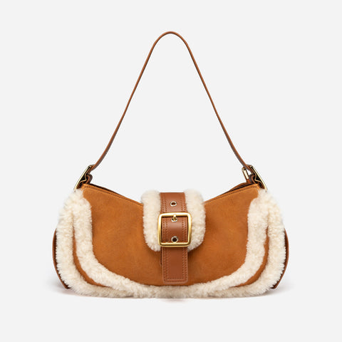 Ugg Shearling Baguette Bag