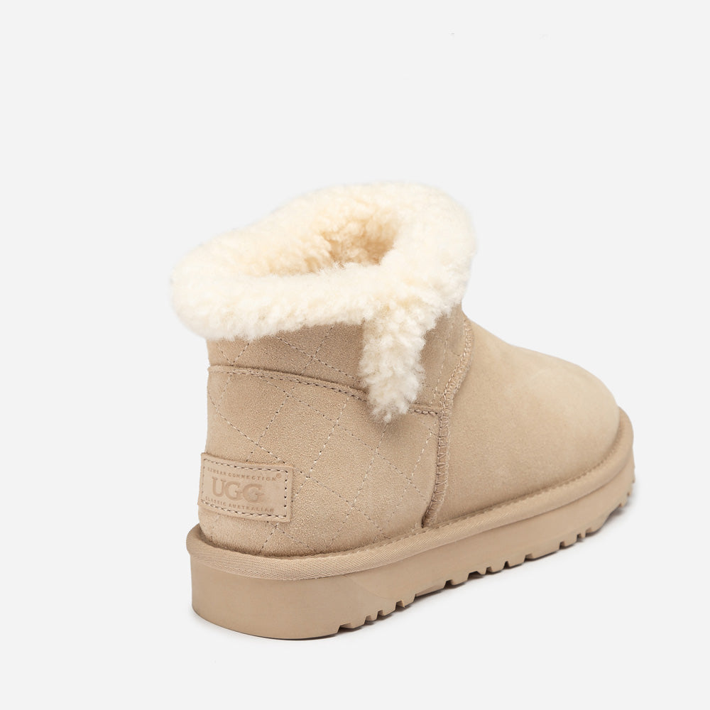 Ugg Bondi Matelassé Shearling Ultra Mini Boot