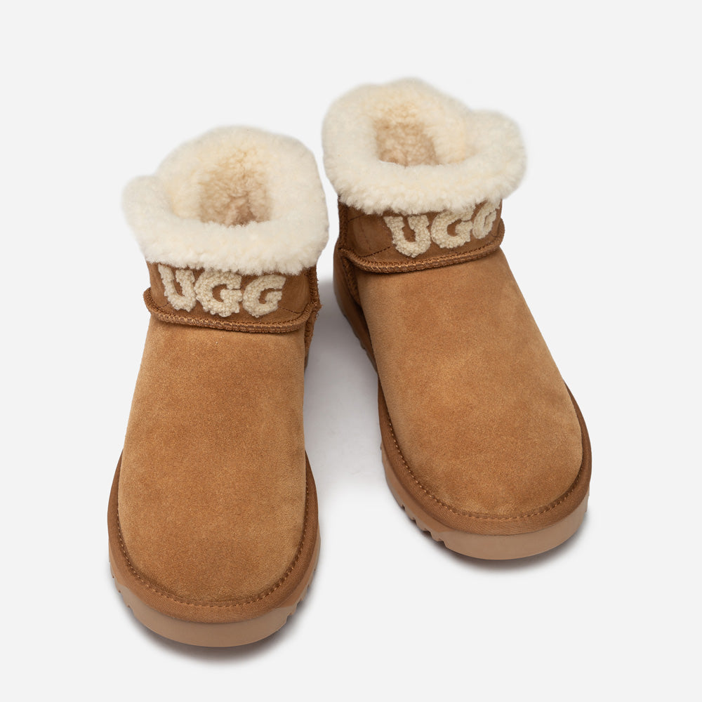 Ugg Bondi Matelassé Shearling Ultra Mini Boot