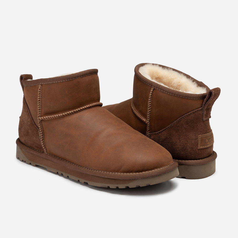 Ugg Men's Classic Ultra Mini Boots (Oiled Leather)