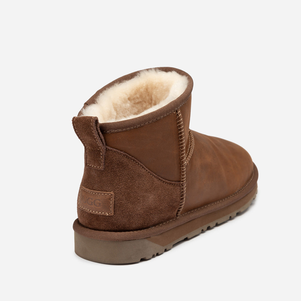 Ugg Men's Classic Ultra Mini Boots (Oiled Leather)