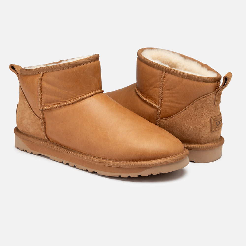 Ugg Men's Classic Ultra Mini Boots (Oiled Leather)