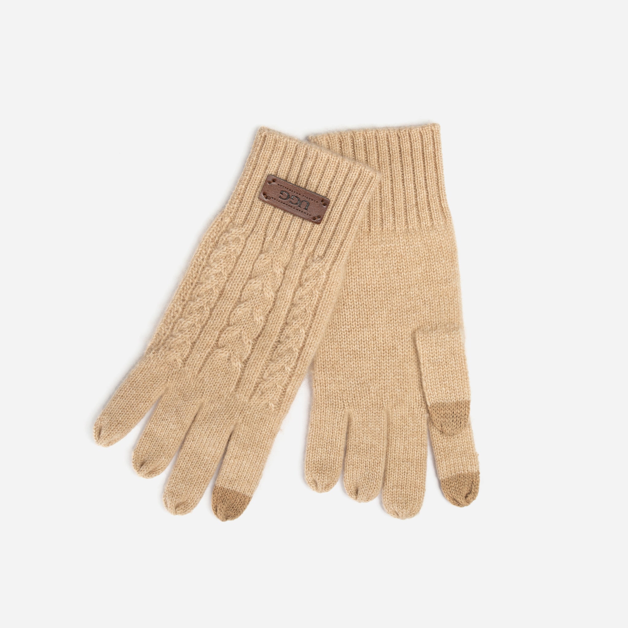 handschuhe ugg sale Ugg Cable Knit Pure Cashmere Touch Screen Gloves