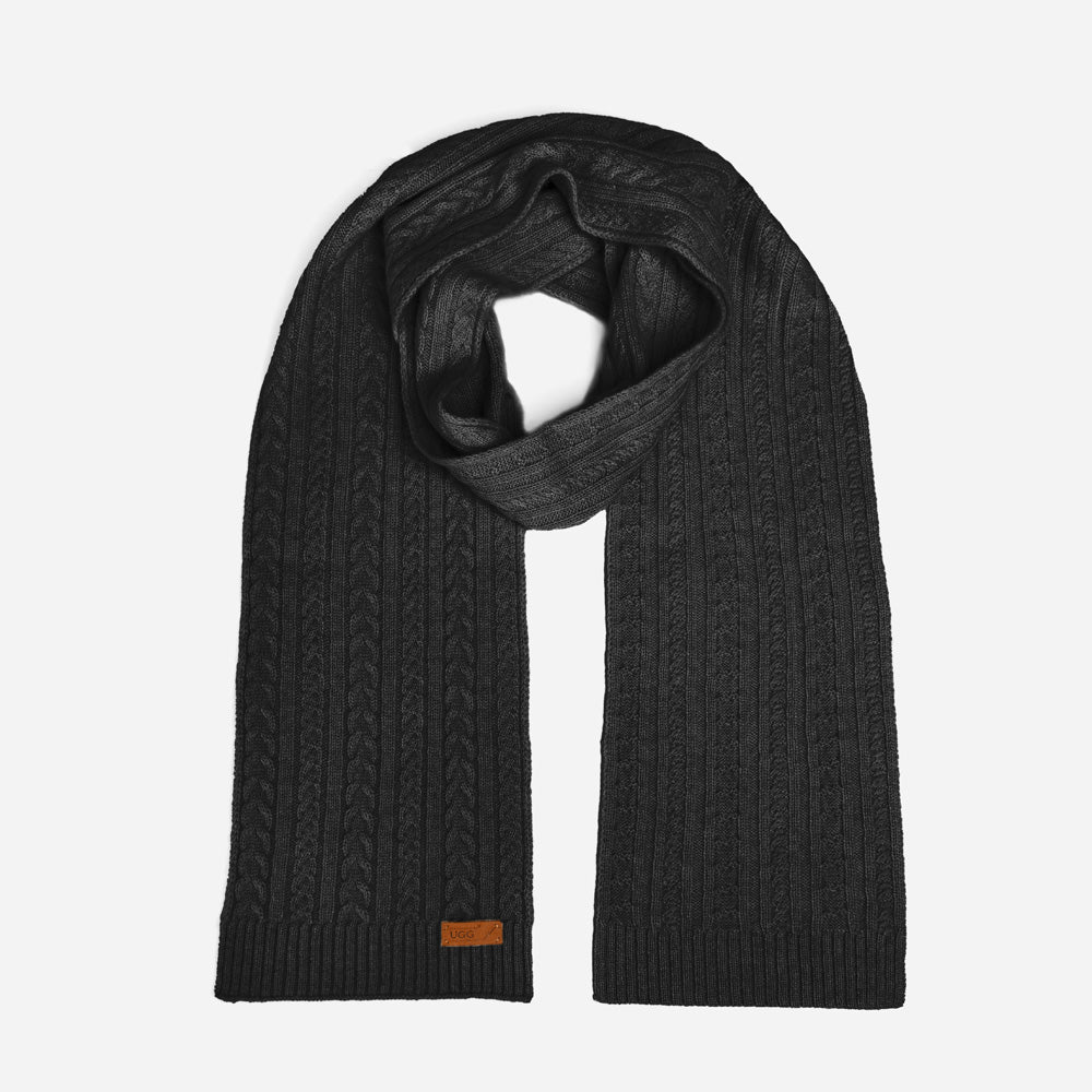 Ugg cable knit scarf discount