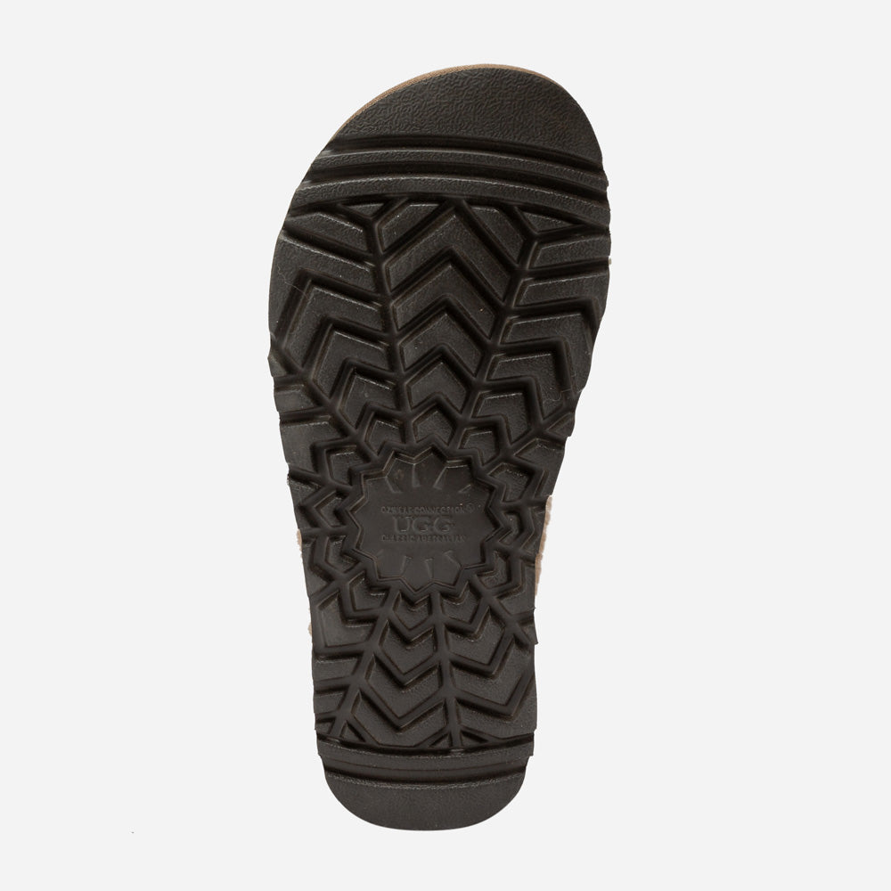 Ugg Violet Matelassé Shearling Platform Slipper (Detachable Feature)