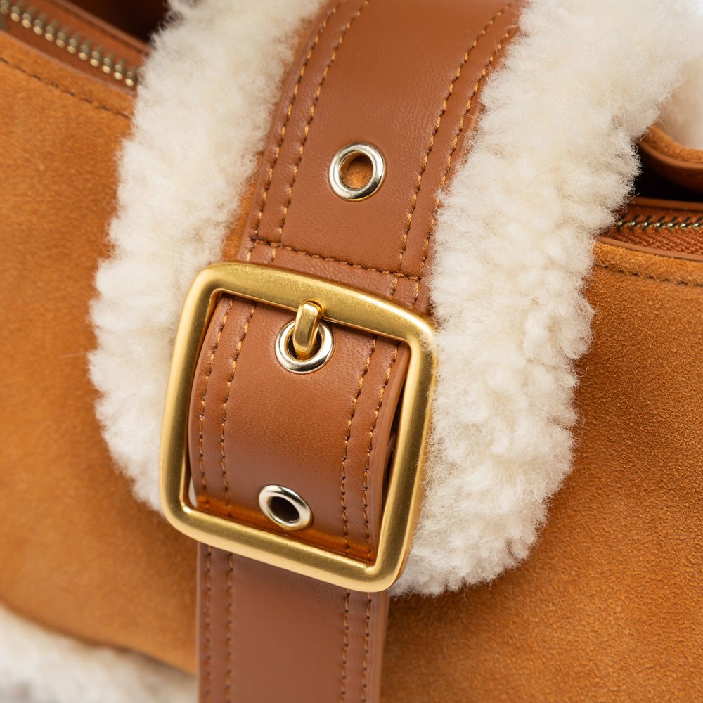 Ugg Shearling Baguette Bag