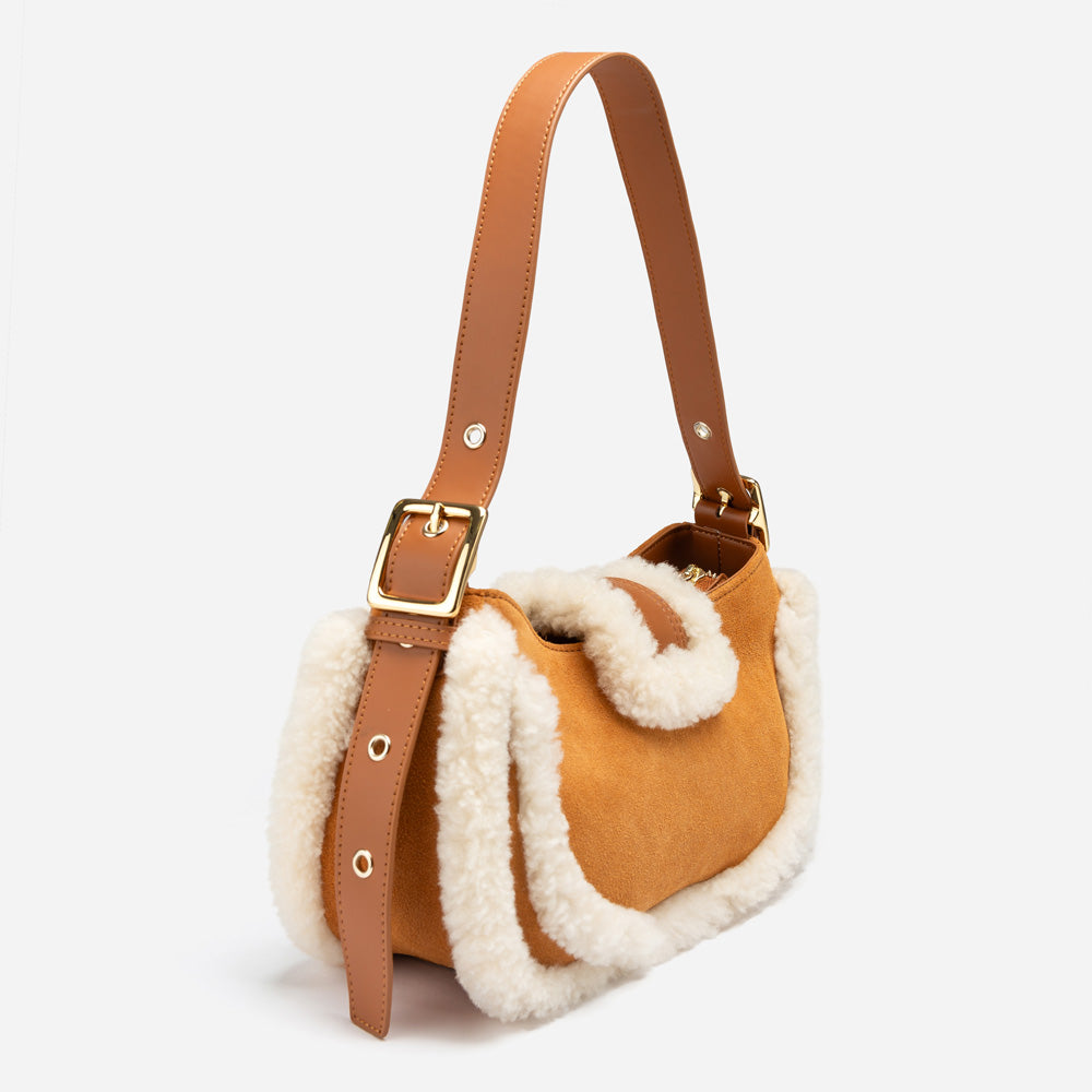 Ugg Shearling Baguette Bag