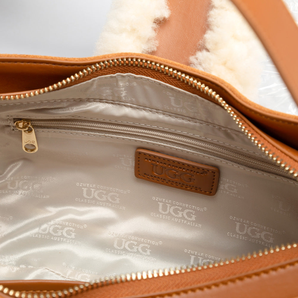 Ugg Shearling Baguette Bag