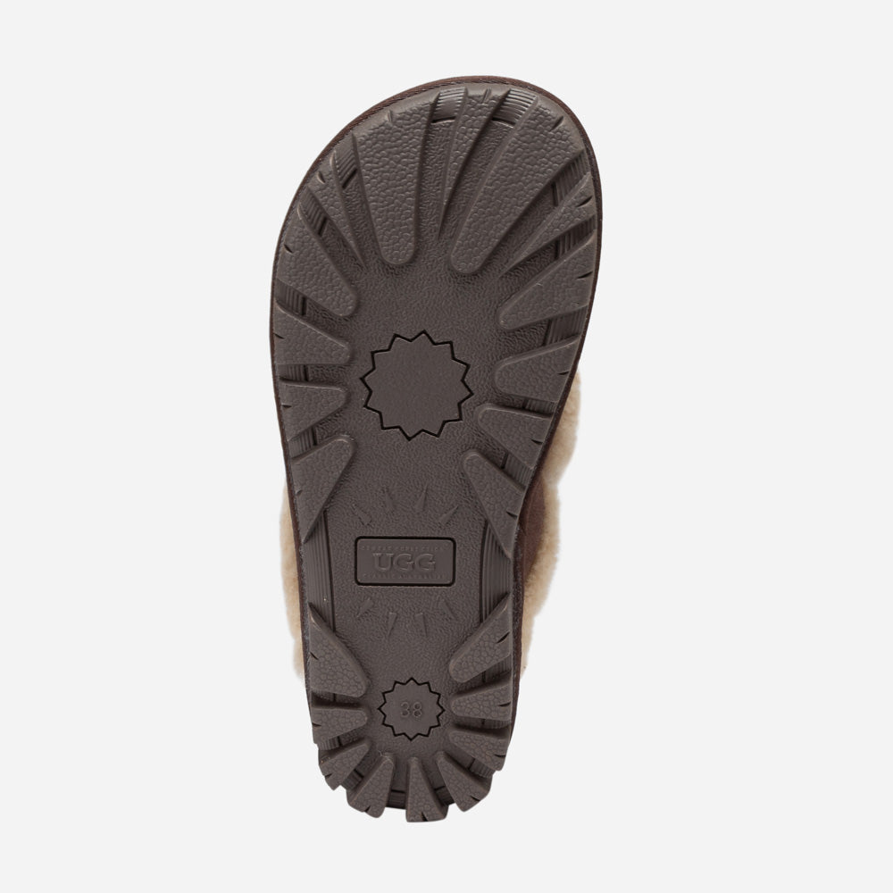 Ugg Violet Shearling Slipper (Elastic Logo) (Detachable Feature)