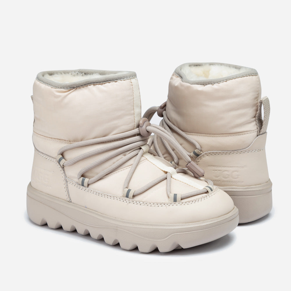 Ugg Kids Down Lace-Up Snow Boots (Water Resistant)