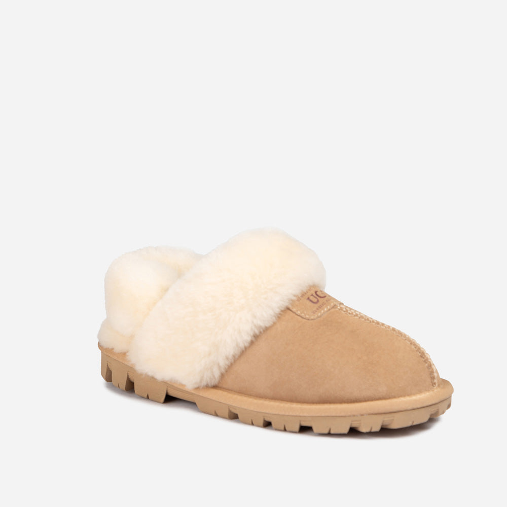 Ugg Coquette Slipper (Elastic Logo Wool Strap) (Detachable Feature)