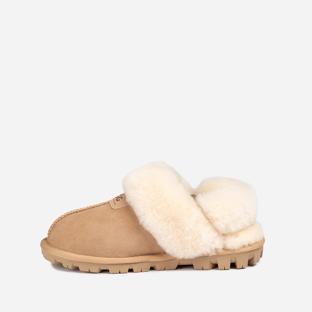 Ugg Coquette Slipper (Elastic Logo & Wool Strap) (Detachable Feature)