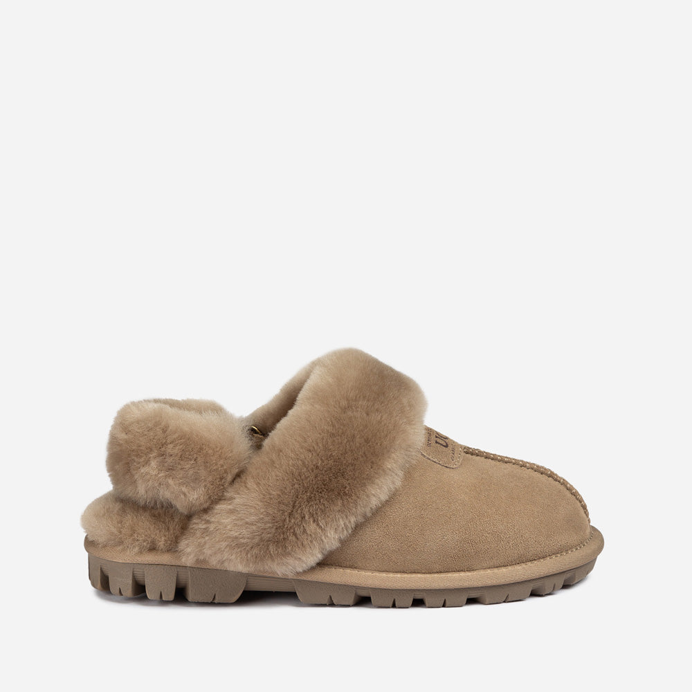 Ugg Coquette Slipper (Elastic Logo & Wool Strap) (Detachable Feature)