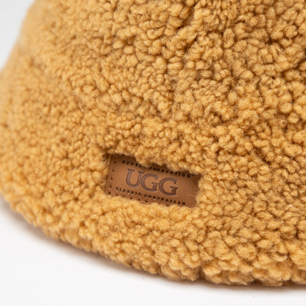 Ugg Curly Sheepskin Bucket Hat