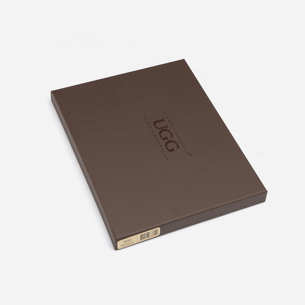 100% Wool Scarf Grey Check