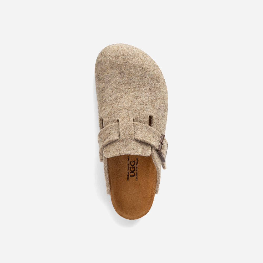 Ugg Aussie Soft Footbed Wool Felt Unisex Slipper