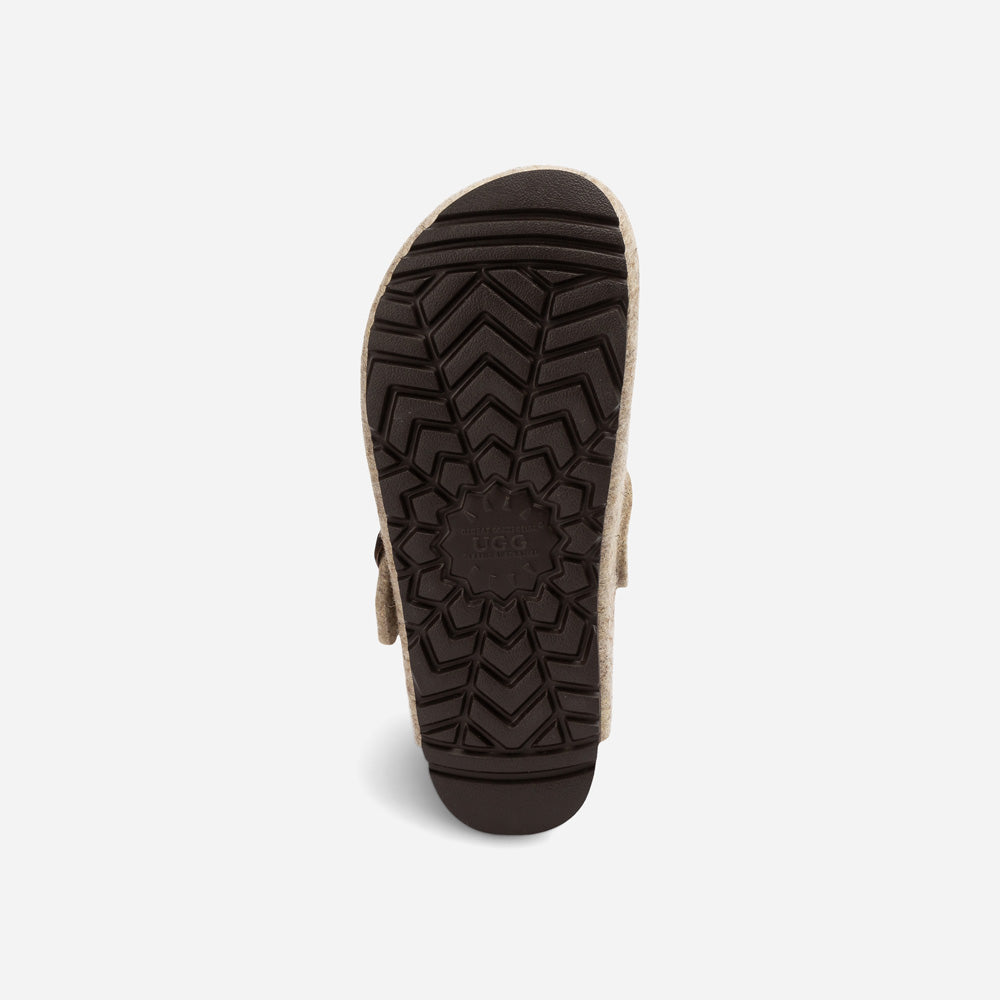 Ugg Aussie Soft Footbed Wool Felt Unisex Slipper