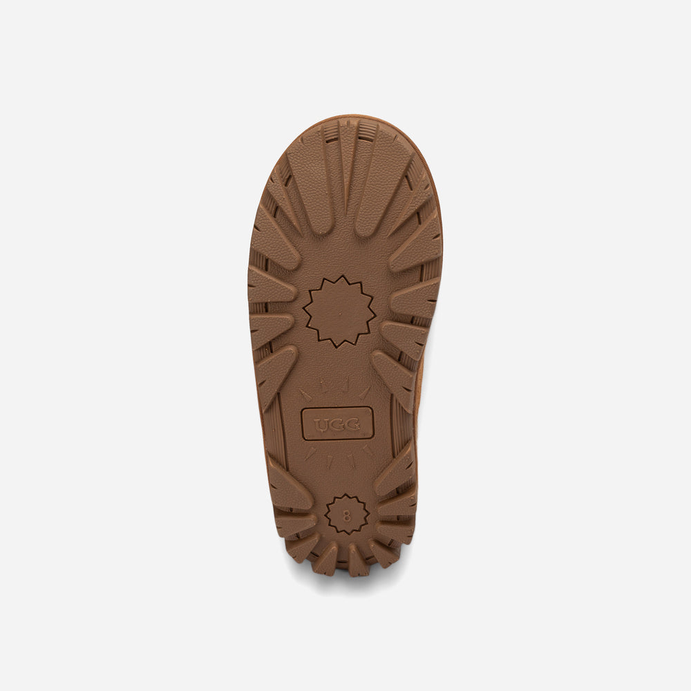 Ugg Coquette Heritage Shearling Slipper Elastic Logo Wool Strap (Detachable)