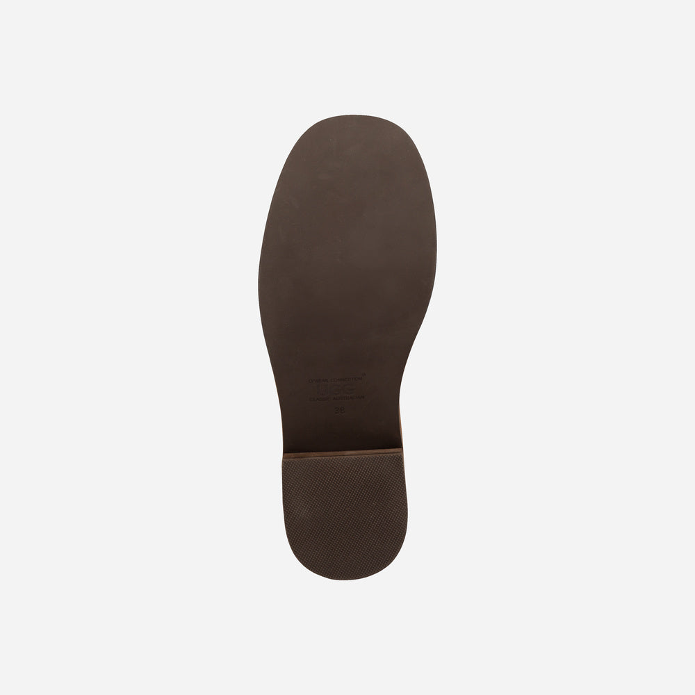 UGG Fur Trim Buckle Short Boots