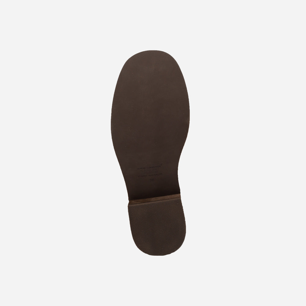 UGG Fur Trim Buckle Long Boot