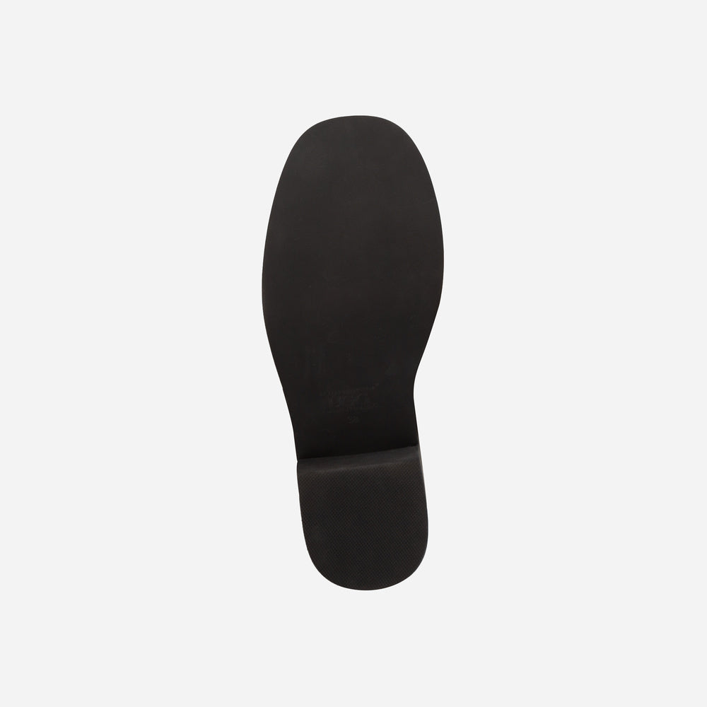 UGG Fur Trim Buckle Long Boot