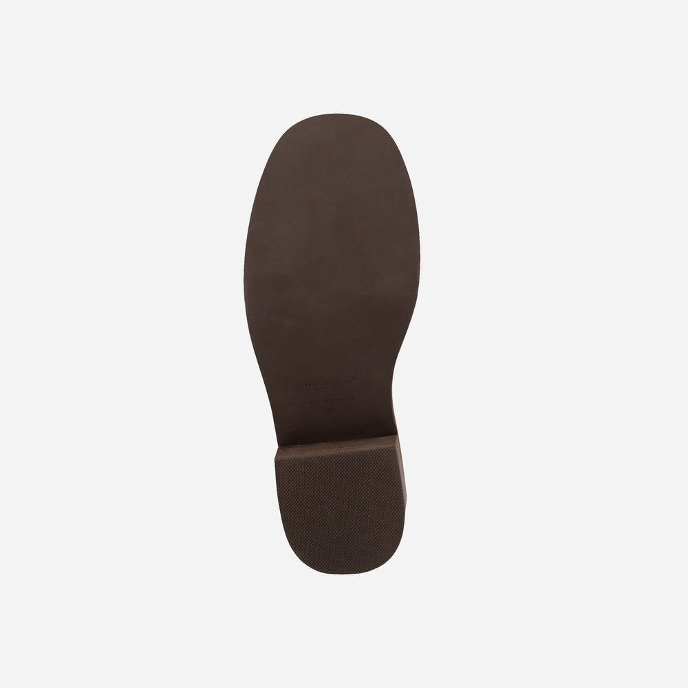 UGG Fur Trim Buckle Long Boot