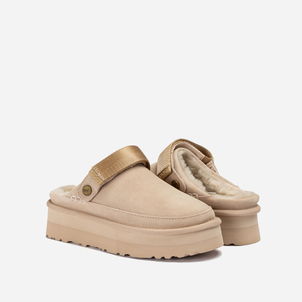 Ugg Oz Platform Shearing Clog