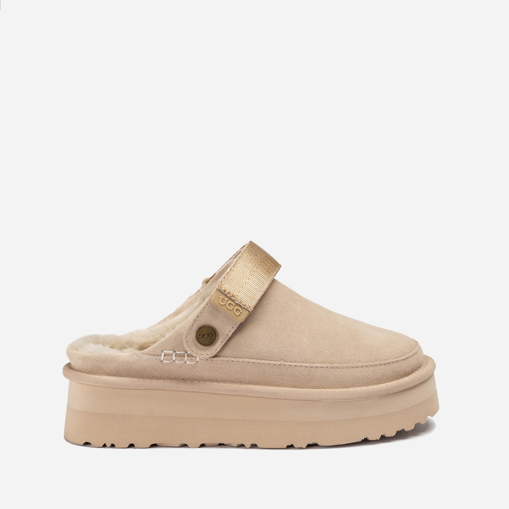 Ugg Oz Platform Shearing Clog