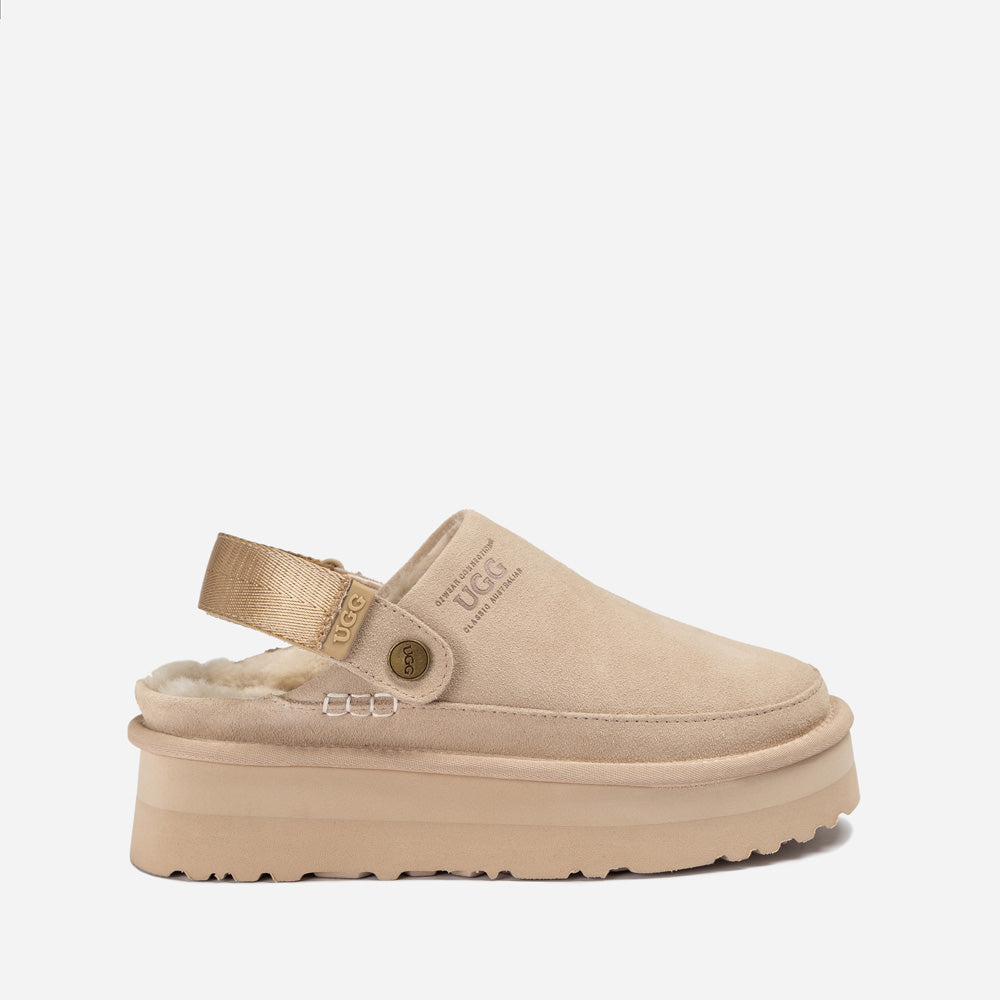 Ugg Oz Platform Shearing Clog